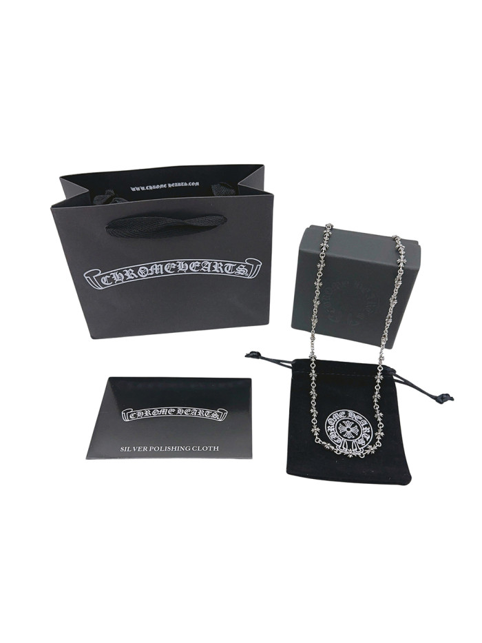 28195487 TinyE Cross Flower Necklace