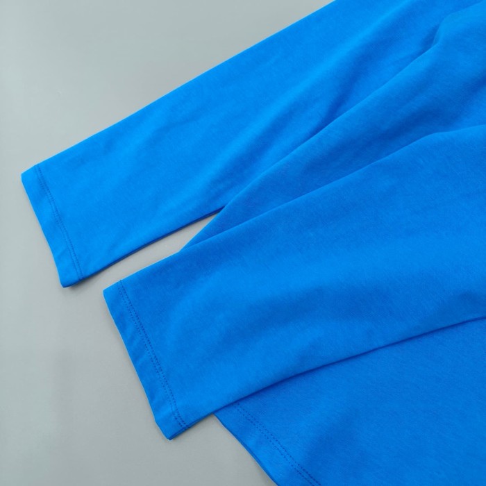 1:1 quality version Tokyo Paris Limited Embroidery Cross Flocked Cotton Long Sleeve T-Shirt 2 colors 29093461