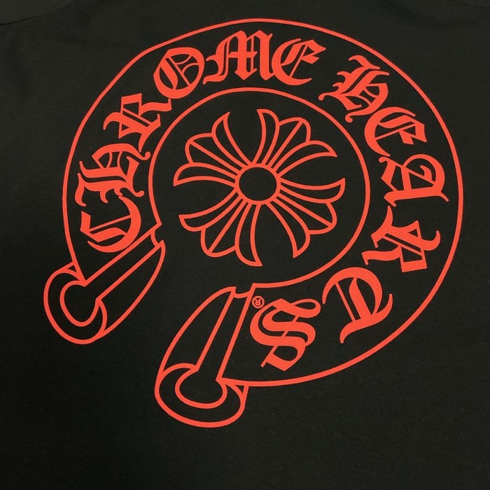1:1 quality version Horseshoe Cross Logo Print Pocket T-Shirt 2 colors 29093601