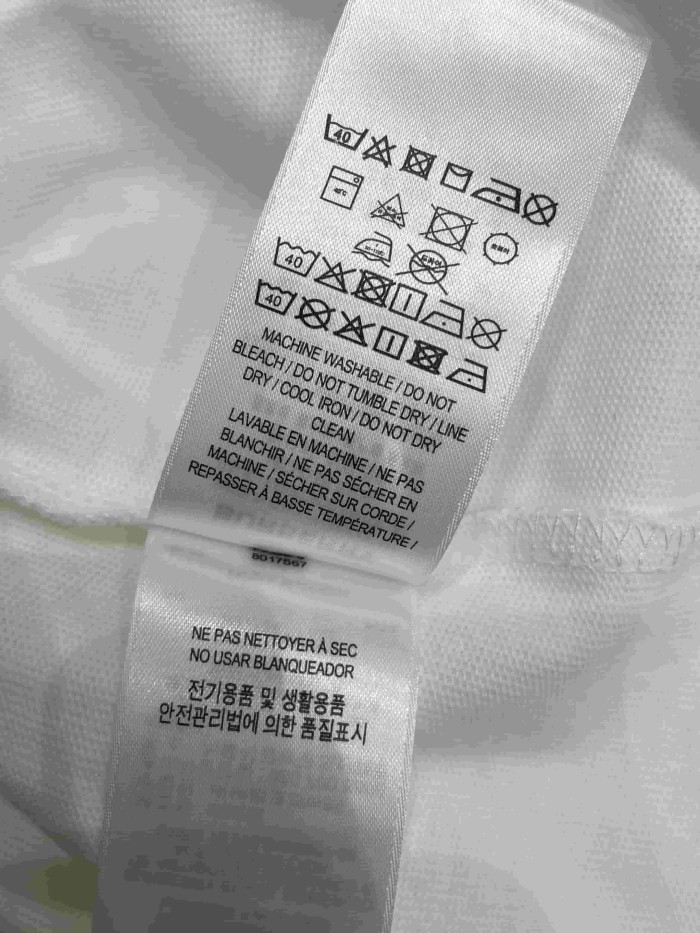 1:1 quality version  Embroidered letter T-shirt 2 colors 28967599