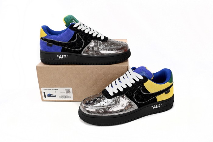 L x N  Air Force 1 Low Silver Yellow 1A9VCH