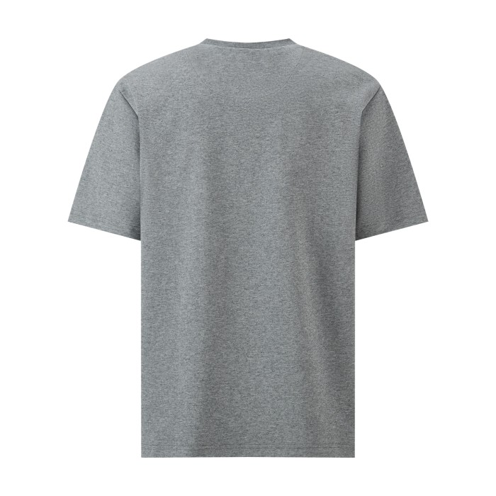 1:1 quality version 28312488 new v-neck steel label tee 5 colors