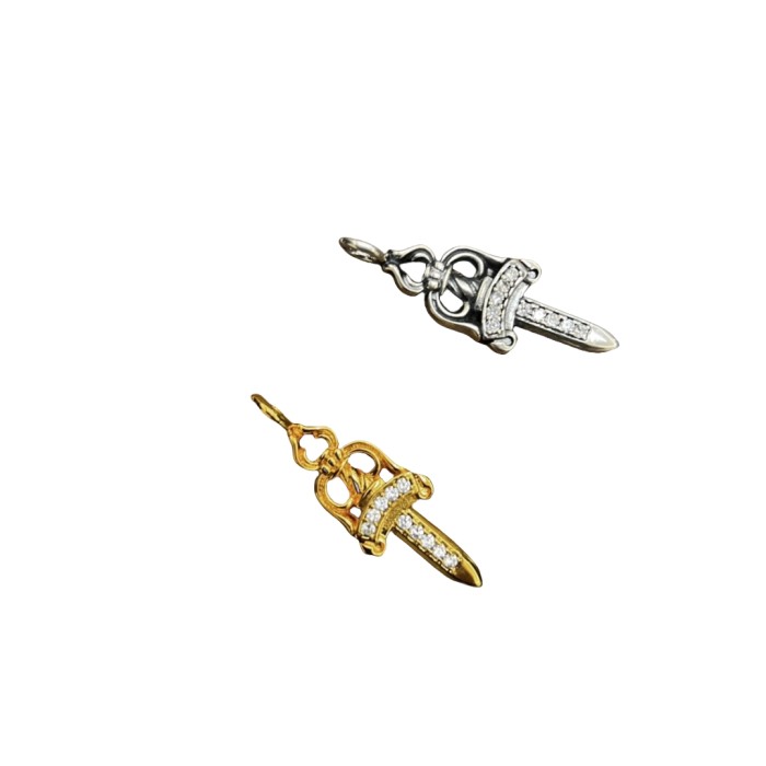 28203261 Diamond Sword Necklace 2 colors