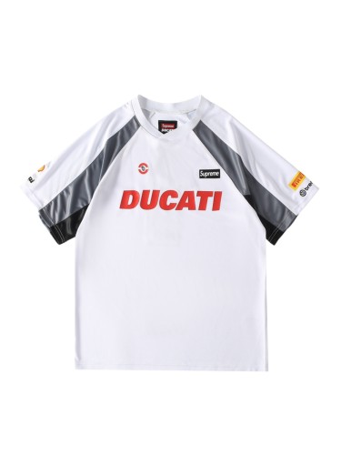 Silicone Leather Logo Letter Quick-drying Jersey Tee 2 colors 29047387