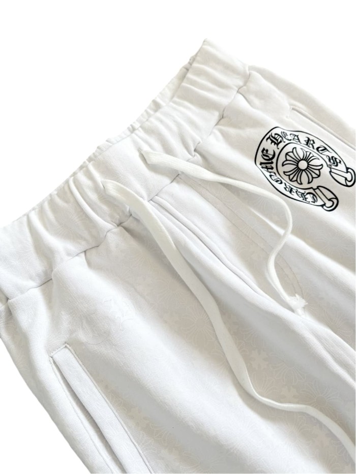1:1 quality version Full-printed dark cross side Sanskrit printed sweatpants 2 colors 28782505