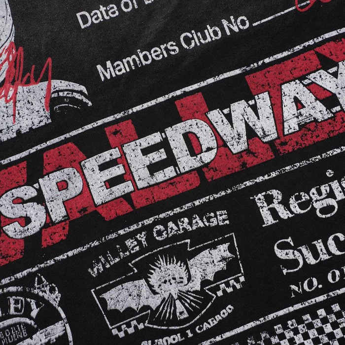 Racing Membership Card Print Washed Tee 29047379
