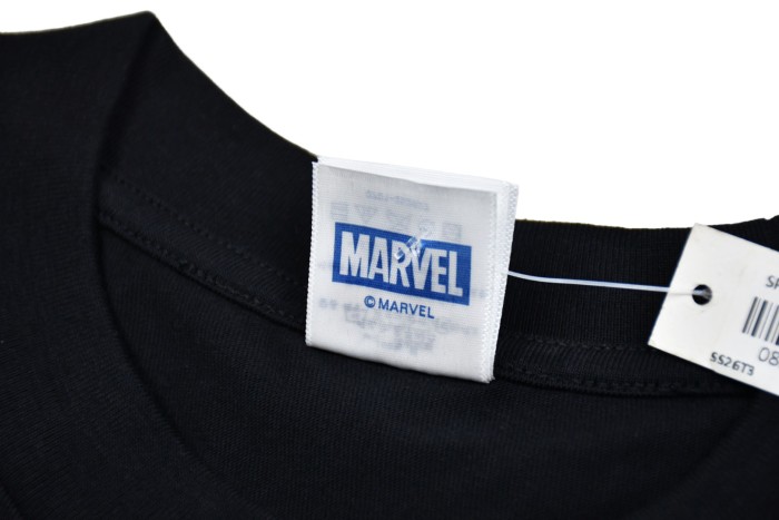 Spider-Man Photo Print Black Cotton T-Shirt Tee 2 colors 29047515