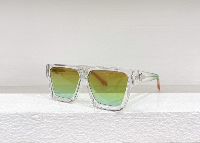 1:1 quality version Metal Flat Top Square Frame Glasses 9 colors