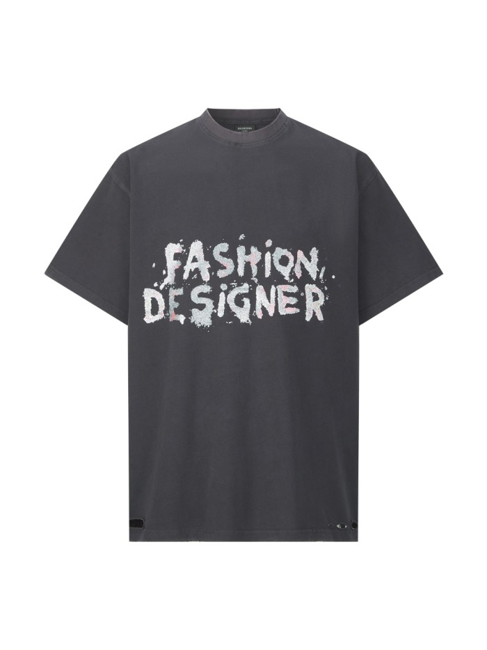 1:1 quality version 28321486 powder sand gold antique Printed tee