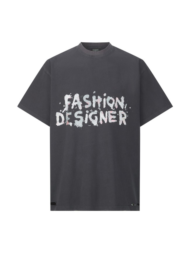1:1 quality version 28321486 powder sand gold antique Printed tee