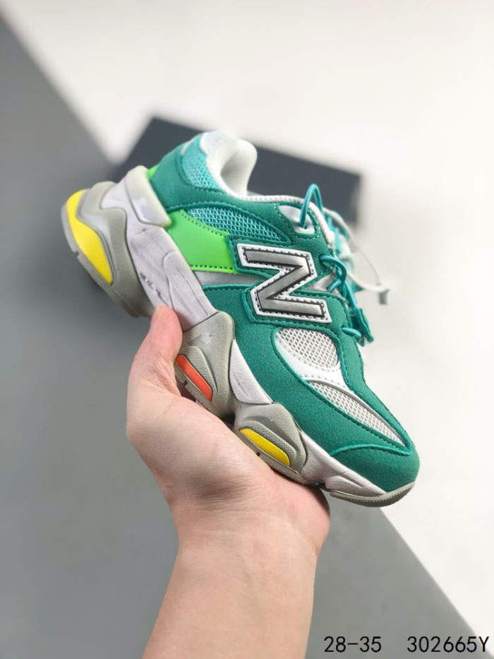 9060 Suede & Mesh Suede Elastic Lace Dad Sneakers for Kids 9 colors 29011762