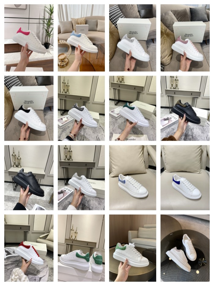 1:1 quality version Shoe Tail Rhinestone Monogram Sneakers 16 colors