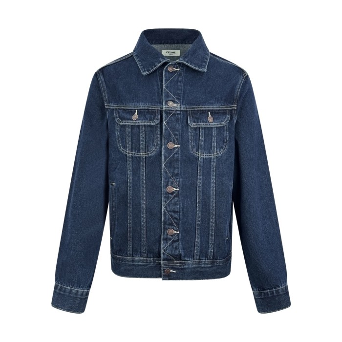 1:1 quality version Decorative Denim Jacket 28491827