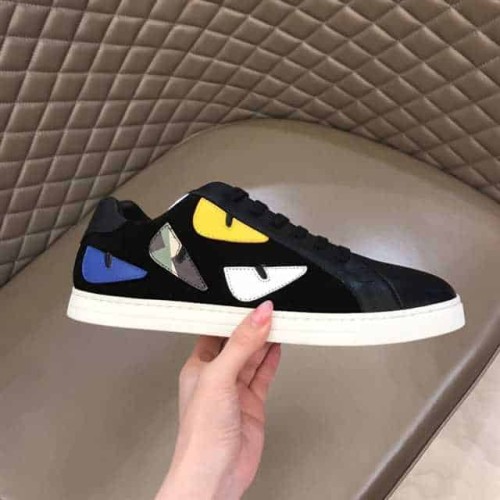 FEND1 MONSTER EYES LOW-TOP TRAINERS SNEAKERS   FD05