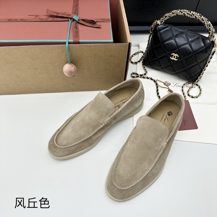 1:1 quality version Summer Walk Double-Layer Cowhide Flat Shoes 15 colors 28700726