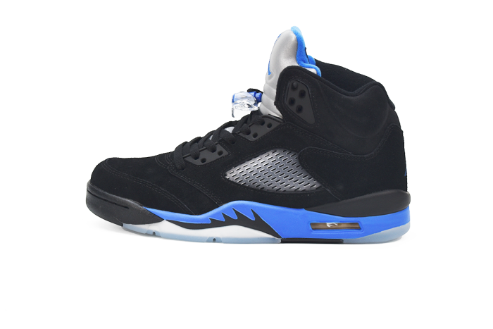[plus-size shoes] 1:1 quality version Jordan 5 Retro  Racer Blue  Suede & Mesh Basketball Shoes 29035246