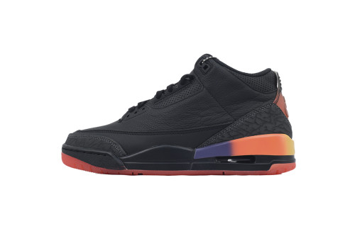 [plus-size shoes]Jordan 3   Rio  Sunset Gradient Mid-Top Retro Basketball Shoes 29033490