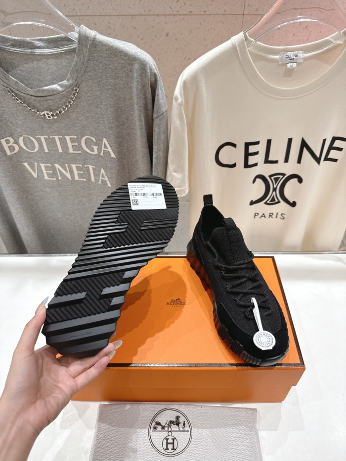 [plus-size shoes]Bouncing Black & White Genuine Nubuck Leather Couple Style Breathable Sneakers 2 colors 29085307