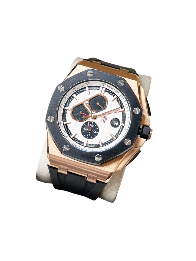 Stainless Steel Case Leather Strap Mechanical Movement Watch 6 colors【Dial diameter:44mm 】28771442
