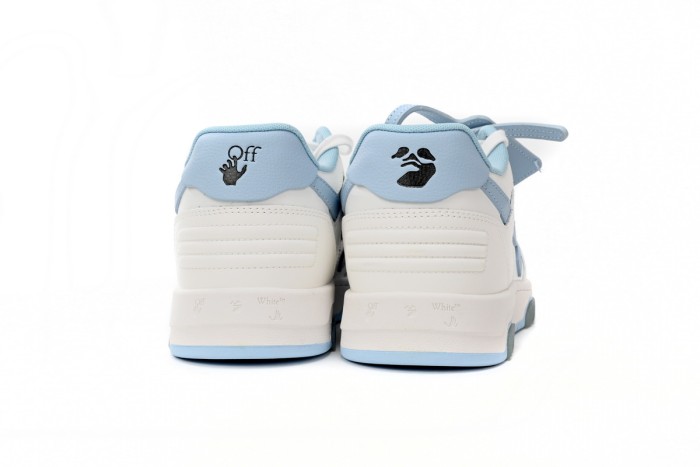 OW Out Of Office OOO 30 MM Low Tops White Light Blue OMIA189C99LEA0010145