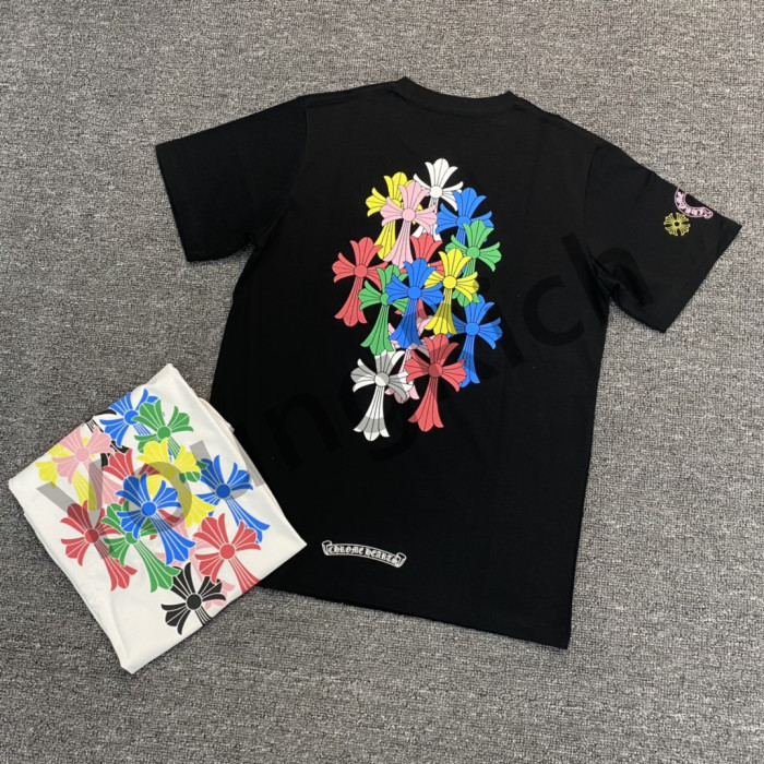 1:1 quality version Colorful Cross tee 2 colors