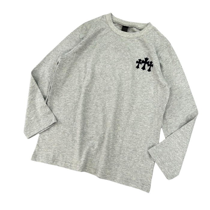 1:1 quality version 28114060 Flocked Long Sleeve T-Shirt  2 colors for girls