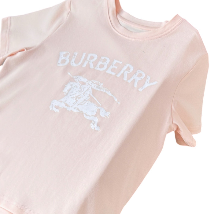 Equestrian Knight Logo Print Cotton T-Shirt for Kids 3 Colors 29010793
