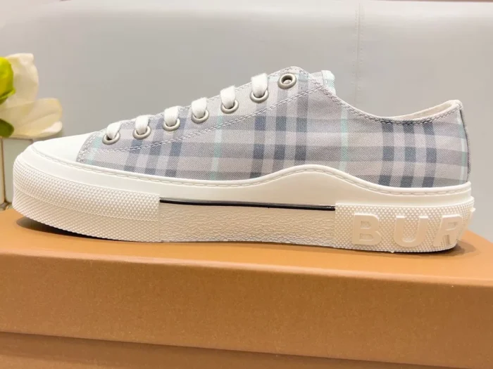 BURB5RRY CHECK COTTON SNEAKERS   BBR127
