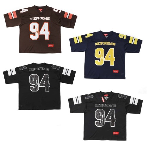 1:1 quality version Sequin Appliqué Short Sleeve Casual Soccer Jersey Tee 3 colors 29045982