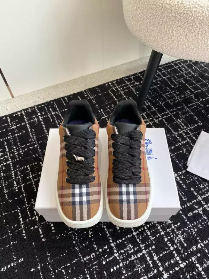 BURB5RRY RANGLETON CHECK SNEAKERS   BBR102