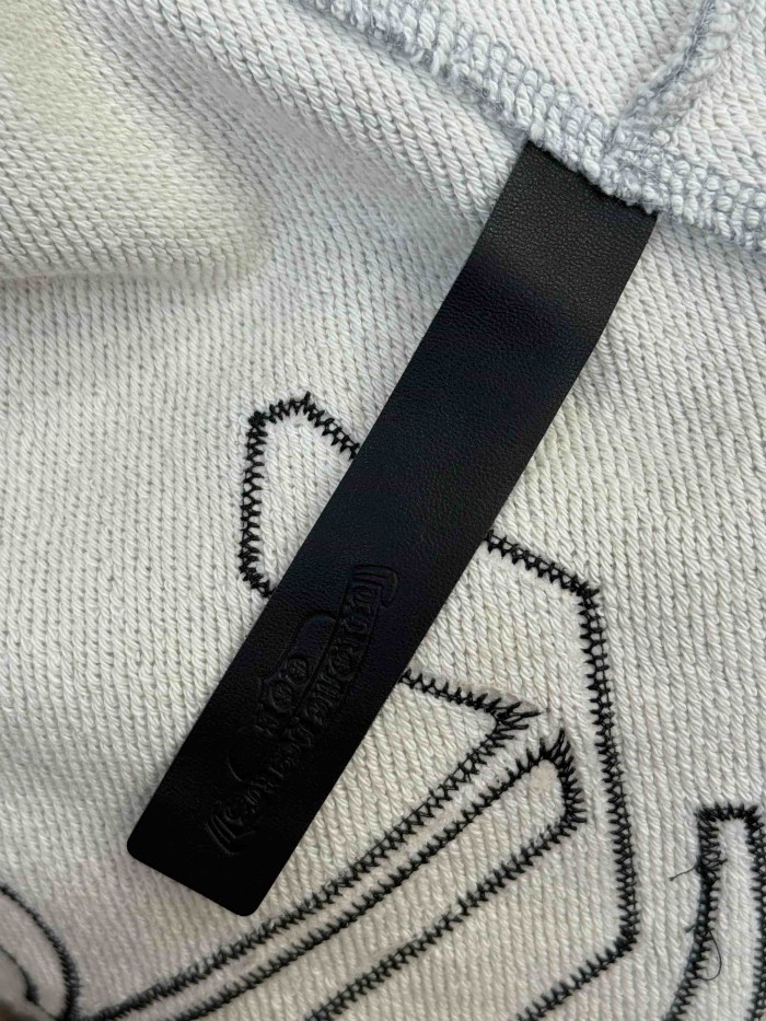 1:1 quality version French Terry Cross Patch 3D Embroidered Hoodie 2 colors 28938242