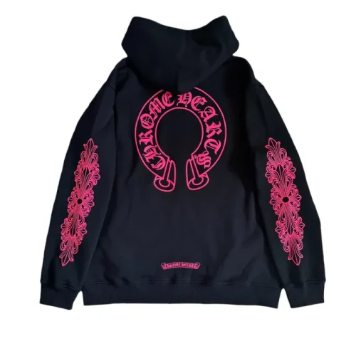 1:1 quality version Cross Vine Back Horse Hoof Print Zipper Hoodie 2 colors 28691989