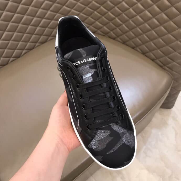 DOLCE    G@BB@N@ PRINTED LOW-TOP TRAINERS   DG10