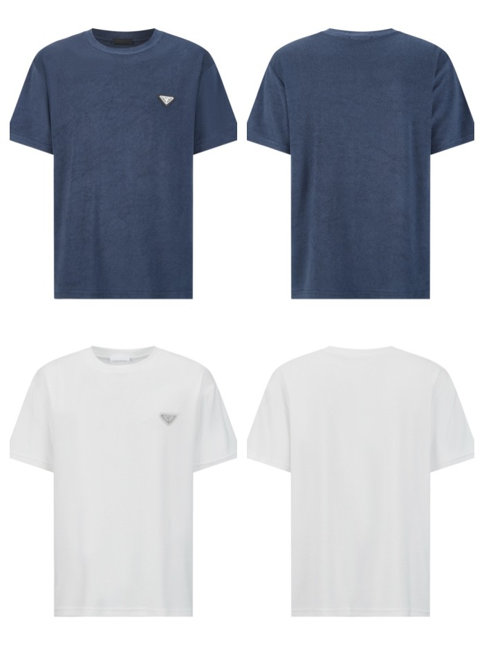1:1 quality version 28321463 towel label plain weave tee 2 colors
