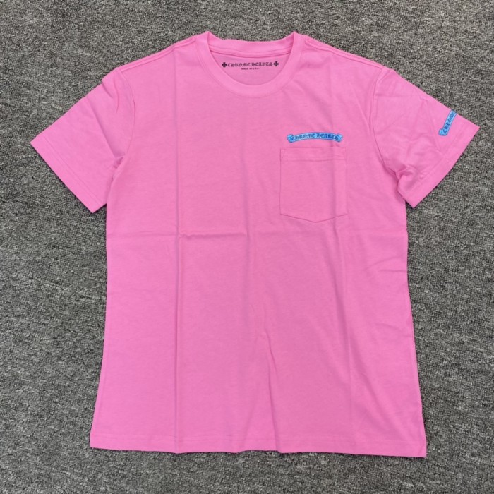 1:1 quality version Dopamine Colorblock Logo Print Tee 2 colors