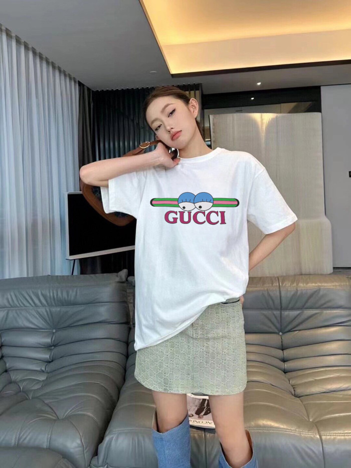 1:1 quality version G printed jersey cotton T-shirt