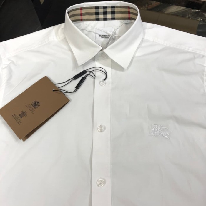 1:1 quality version Check Inner Collar Embroidered Long Sleeve Shirt 4 colors 29069302