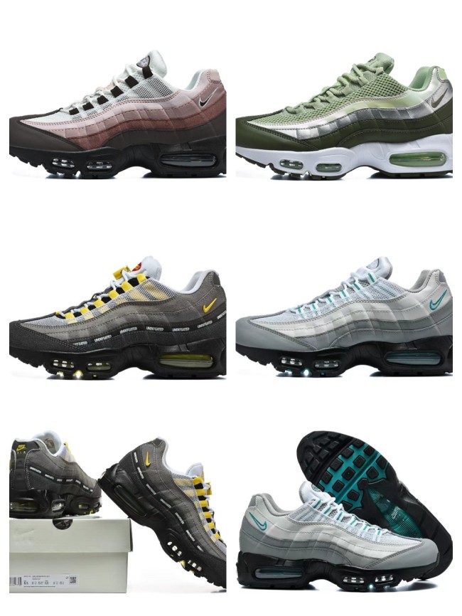 [plus-size shoes]Air Max 95  Air Cushion Breathable Mesh Running Shoes 4 colors 29039404