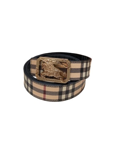 Golden Horse Buckle Embossed Belt【Width 3.5cm】 28680597