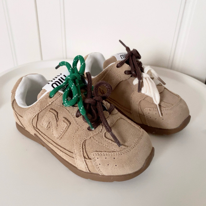 530 Miu Miu Co-branded Suede Lace-Up Sneakers for Kids 6 colors 29017898