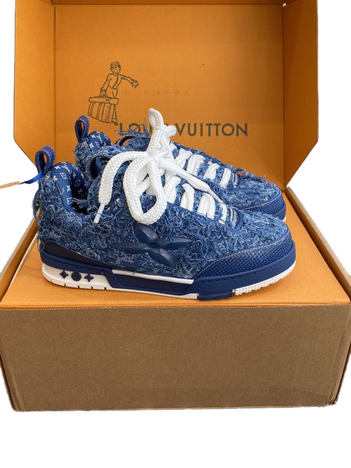 [buy more save more]1:1 quality version Denim Fringe Sneakers