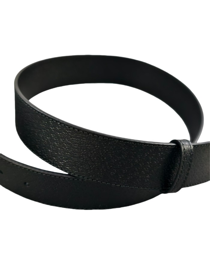 1:1 quality version Dimensional Gold Double G Smooth Buckle Vintage Belt