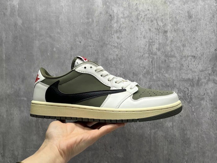 [plus-size shoes] Tr@vis Scott X Air @j1 Low OG “Medium Olive” 28624534