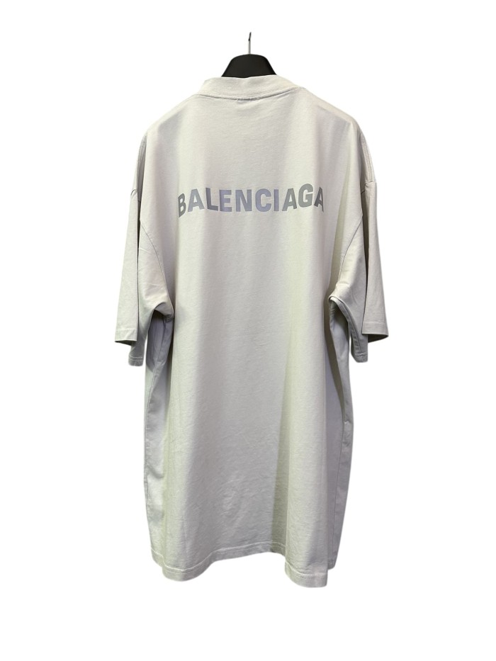 1:1 quality version Letter Logo Reflective Print Tee 2 colors 28903005