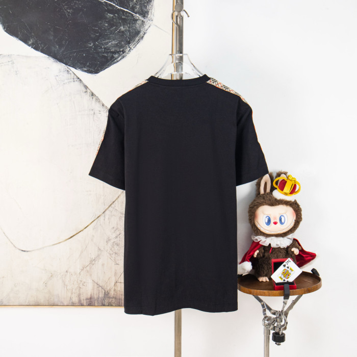 1:1 quality version 28303065 Plaid Trim Tee 2 colors