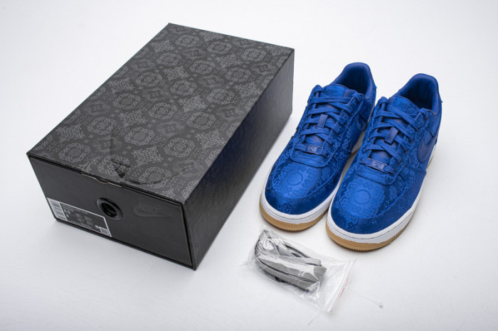 N  Air Force 1 Low CLOT Blue Silk CJ5290-400