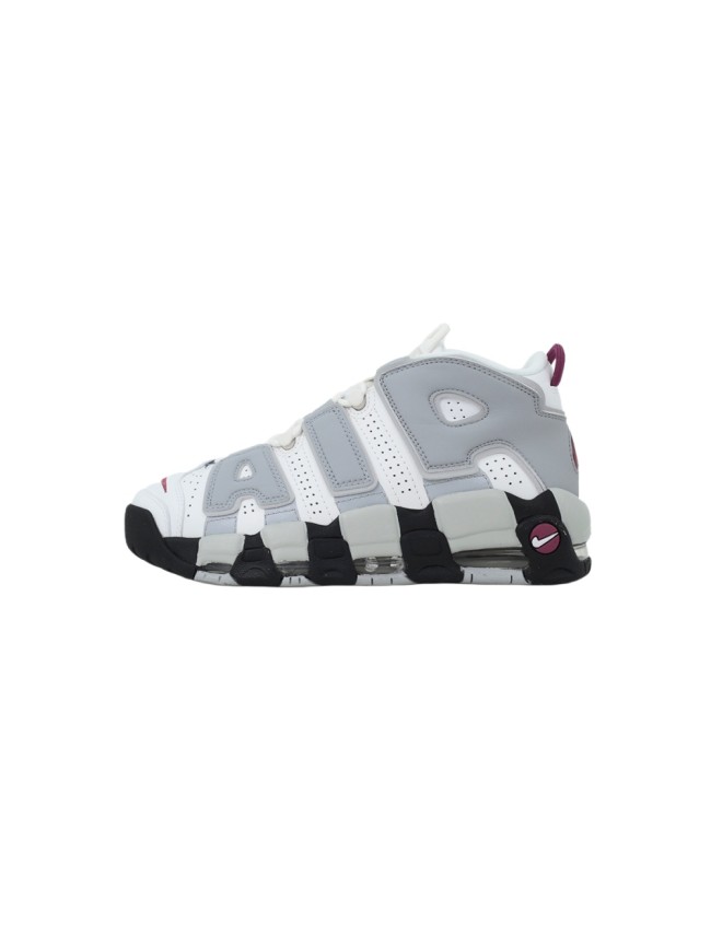 Air More Low Top Women's White And Grey Air Pippen Basketball Shoes 29030037
