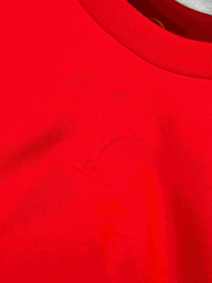 1:1 quality version Embossed Crew Neck T-Shirt 28968188