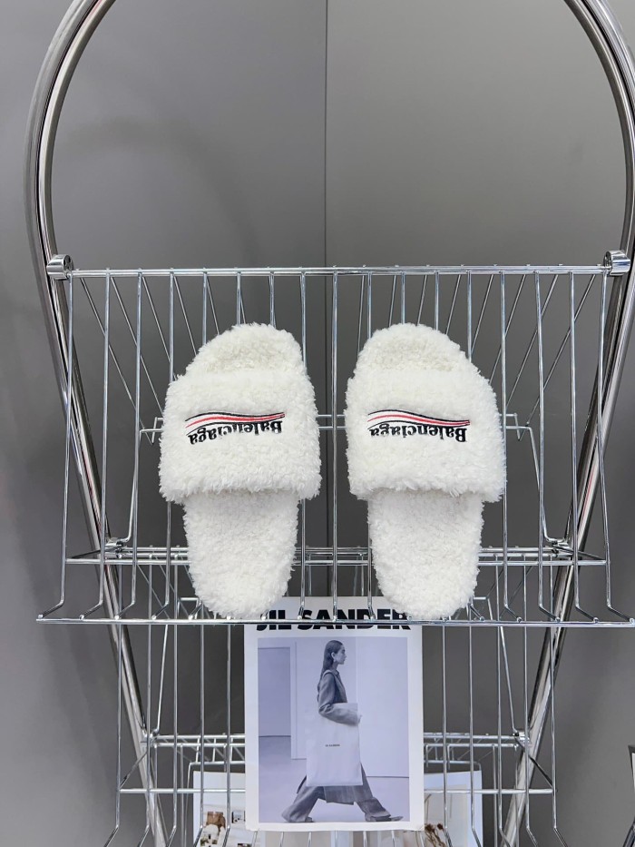 1:1 quality version Cola Embroidery Twill Brushed Cotton Slippers 8 colors 28884668
