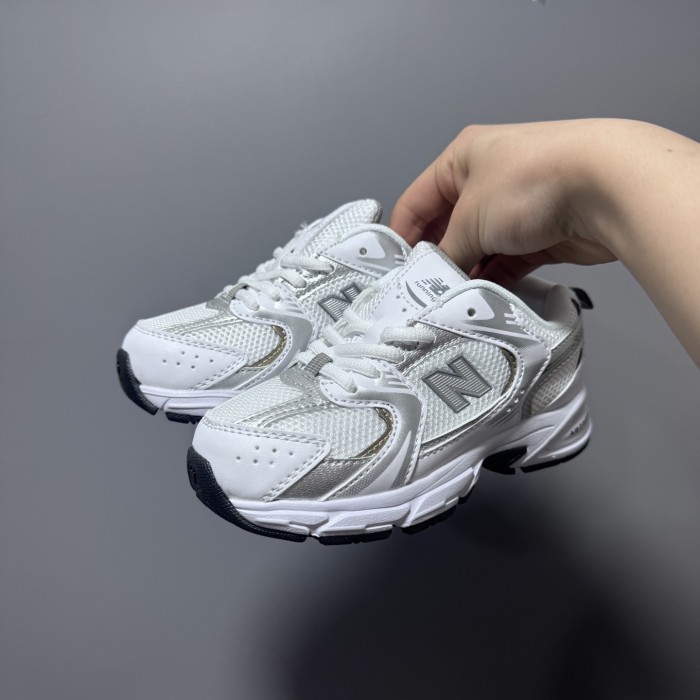 N-logo Mesh Paneled Retro Running Shoes for Kids 8 colors 28997941